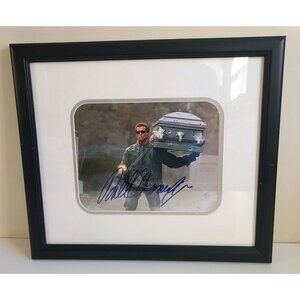 Arnold Schwarzenegger Signed Terminator 3 Photo In Black Frame With COA